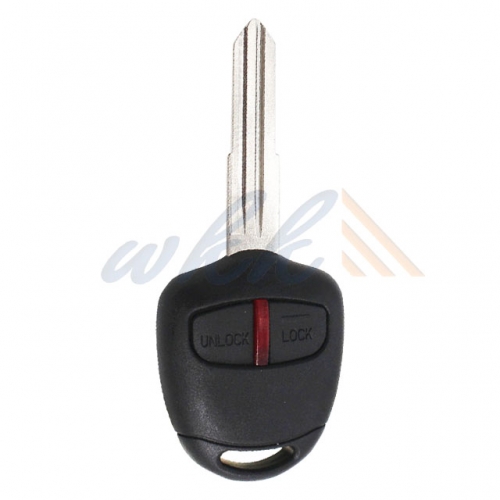 2 Buttons MN141010 ID46 433MHz Head Key for Mitsubishi Grandis / iMiev / Lancer Classic
