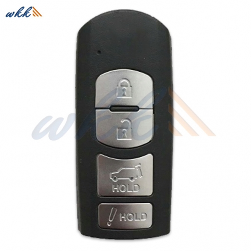 4 Buttons WAZSKE13D02 49CHIP 315MHz Smart Key for Mazda