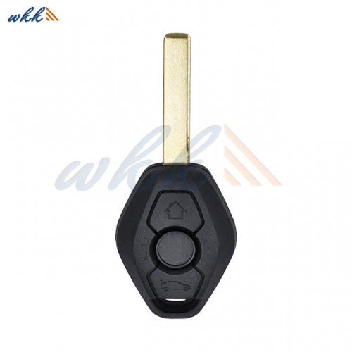 3 Buttons EMW System PCF7935 CHIP 433MHz Head Key for BMW