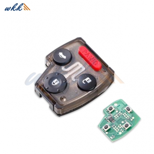 3+1Buttons OUCG8D-380H-A 868MHz Remote For Honda Accord CRV